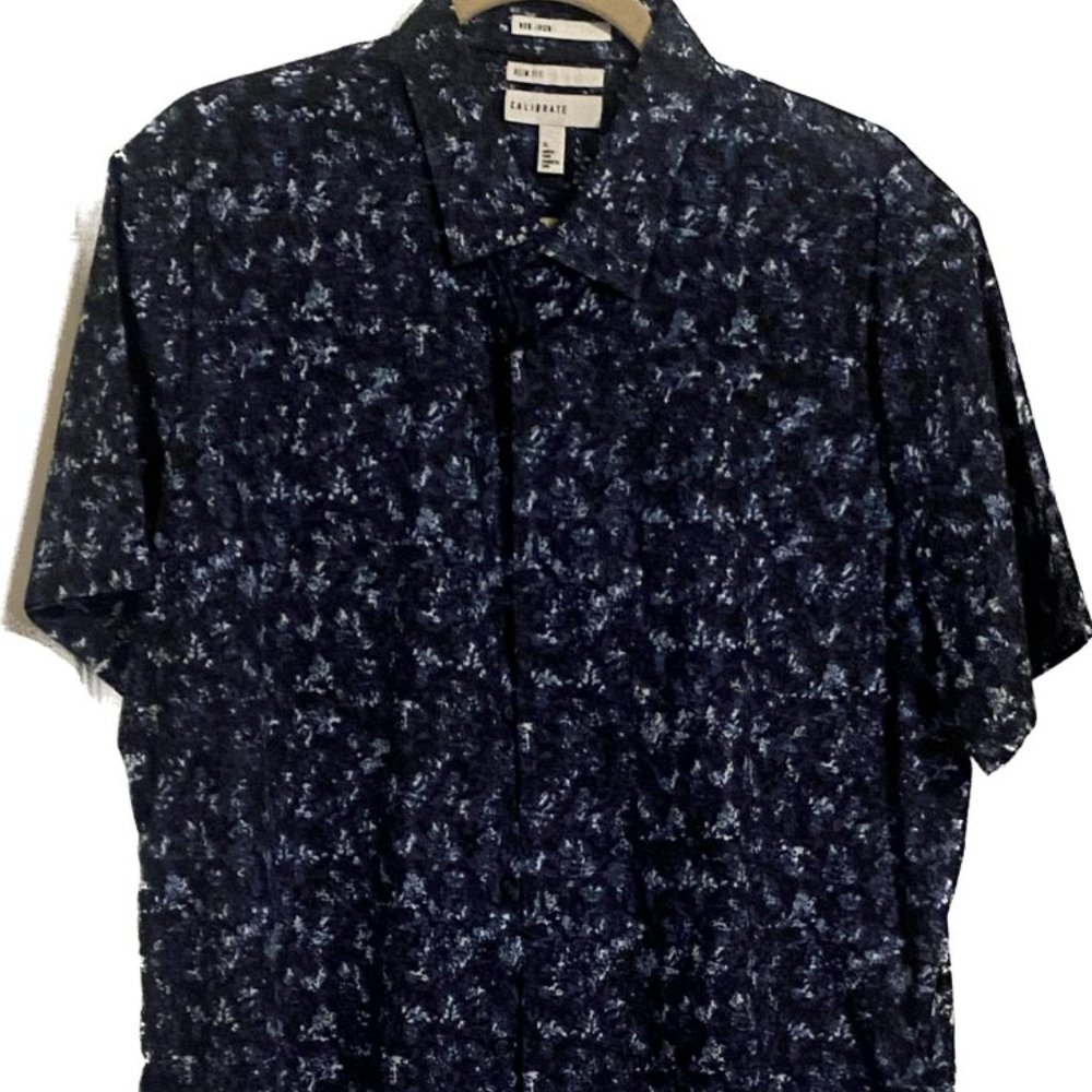 MENS BUTTON DOWN SHORT SLEEVE SHIRT